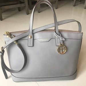 Henri Bendel bag West 57 Safiano leather.